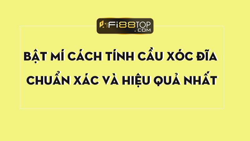 Bật mí cách tính cầu xóc đĩa chuẩn xác và hiệu quả nhất