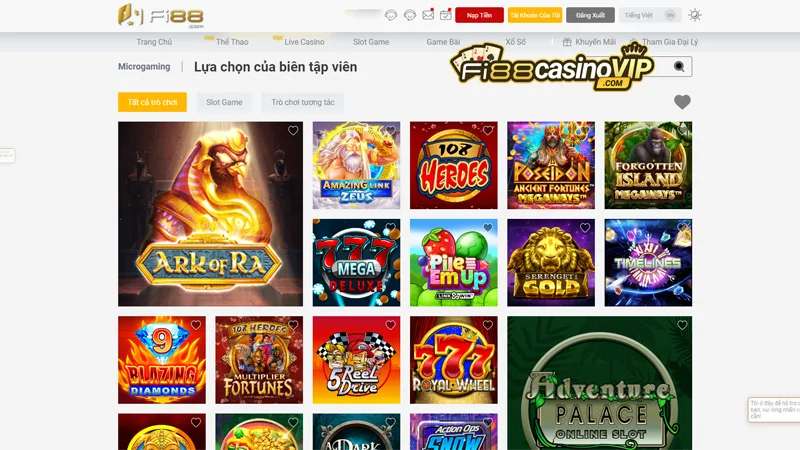 Microgaming casino