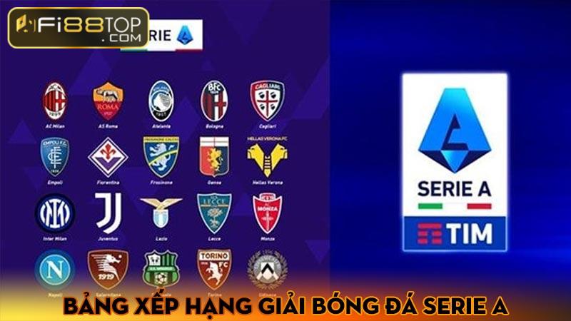 Bảng xếp hạng giải bóng đá Serie A